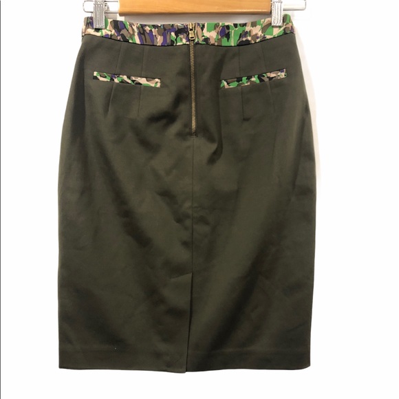 Club Monaco Carey Pencil Skirt Multicolored 00 - Picture 2 of 8